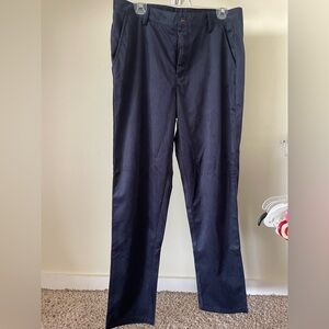 SHEIN Women's Navy Straight Leg Pants